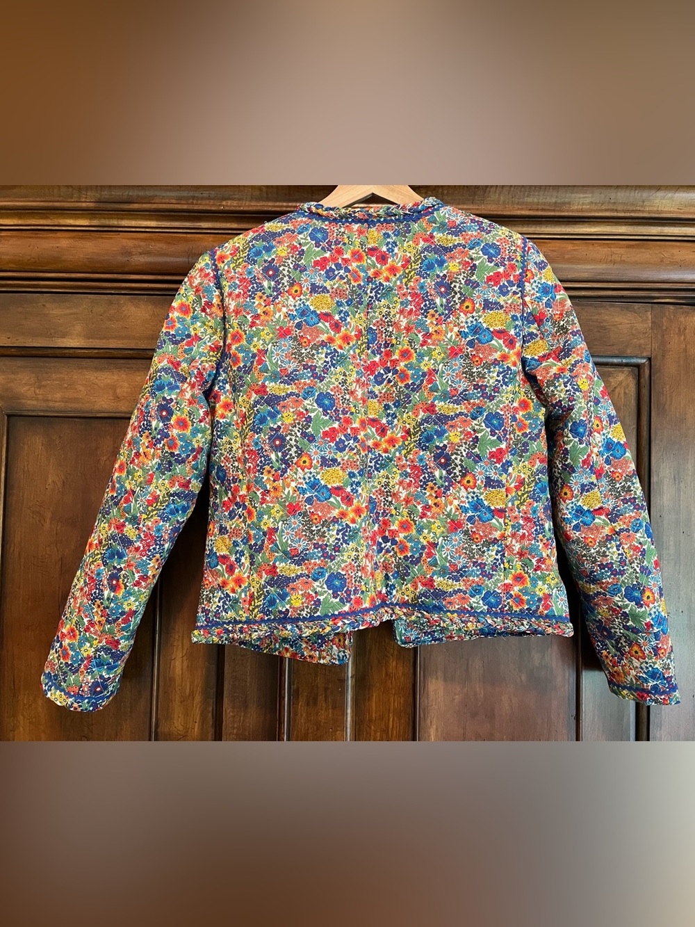 J. Crew Liberty print jacket. NWT Size 4 - Picture 2 of 4
